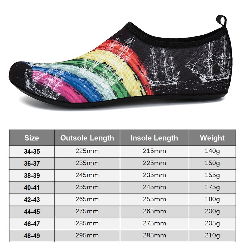 Generic Barefoot Quick-Dry Aqua Socks 30.0x12.0x1.0cm - Image 4