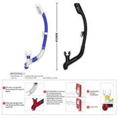Generic Snorkel Goggles With Pair Of Swimming Fins 70.0x27.8x0.1cm  - Image 5