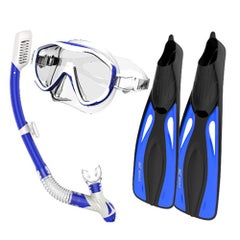 Snorkel Goggles With Pair Of Swimming Fins 70.0x27.8x0.1cm - v1599662648/N40357338A_7