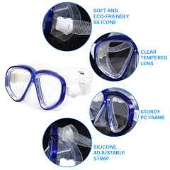 Snorkel Goggles With Pair Of Swimming Fins 70.0x27.8x0.1cm - v1599662653/N40357341A_4