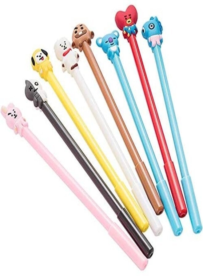 8-Piece Ballpoint Pen Set Multicolour - Image 1