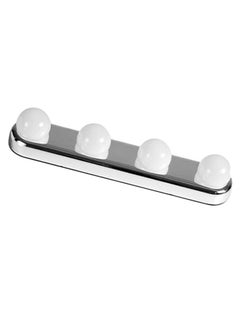 بيوينتي مصباح إضاءة LED مكون من 4 لمبات لمرآة الزينة أبيض 18 x 5سم  - Image 1