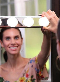 بيوينتي مصباح إضاءة LED مكون من 4 لمبات لمرآة الزينة أبيض 18 x 5سم  - Image 3