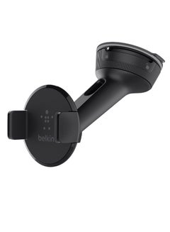 belkin Car Universal Mount (Car Mount Compatible with iPhone 14/14 Plus, 14 Pro, 14 Pro Max, 13, 13 mini, 13 Pro, 13 Pro Max, 12, 11, XS, XR, X, SE, 8, Devices From Samsung, LG, Sony, Google and More) Black  - Image 1