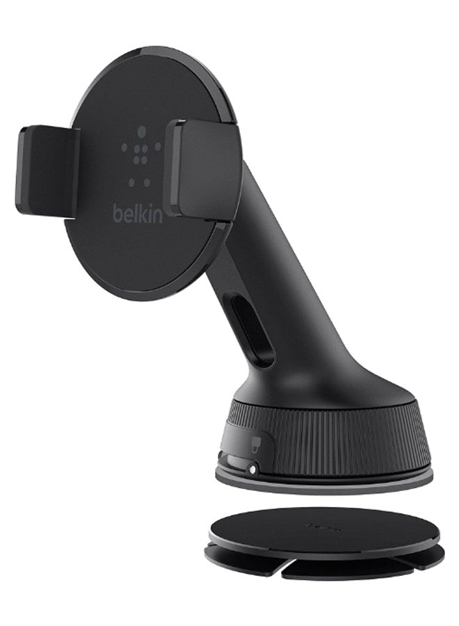 belkin Car Universal Mount (Car Mount Compatible with iPhone 14/14 Plus, 14 Pro, 14 Pro Max, 13, 13 mini, 13 Pro, 13 Pro Max, 12, 11, XS, XR, X, SE, 8, Devices From Samsung, LG, Sony, Google and More) Black  - Image 2