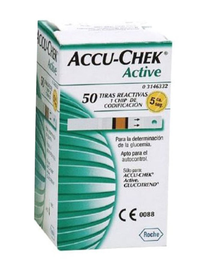 ACCU-CHEK Pack Of 2 Active Blood Sugar Test Strip  - Image 2