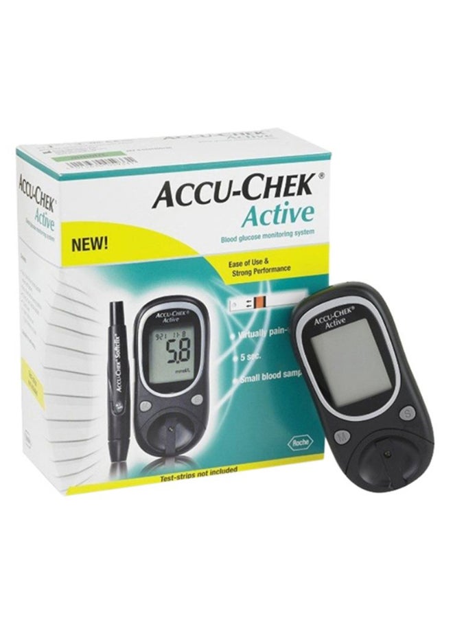 ACCU-CHEK - 10-Piece Active Blood Glucose Meter Kit - Image 1