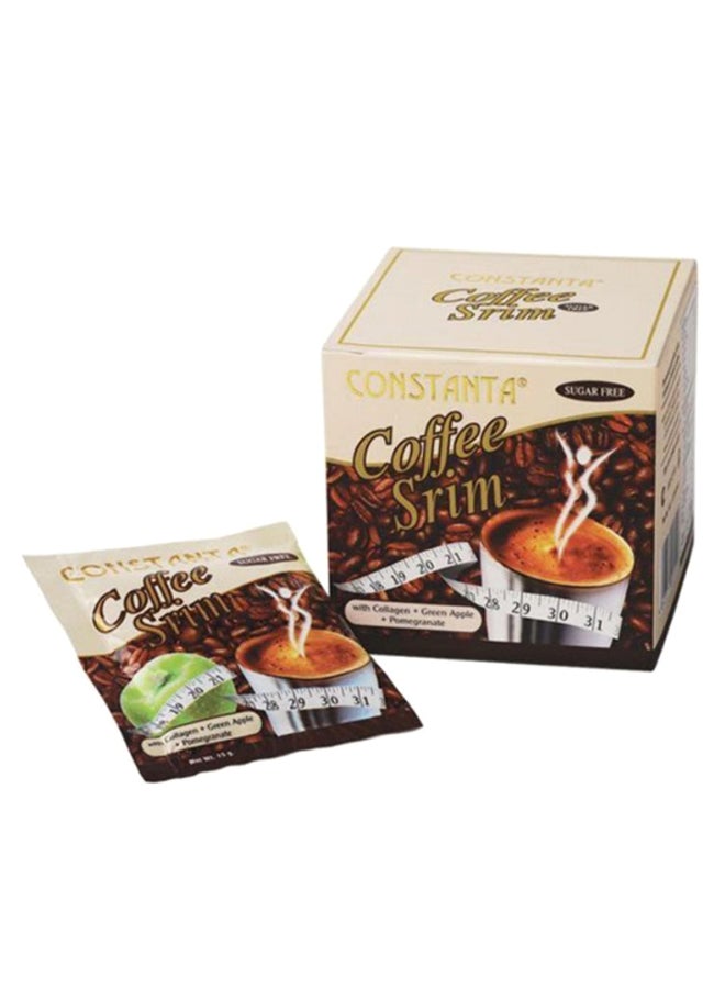 CONSTANTA - Coffee Srim With Sugar Free 12 Sachets 15grams - Image 1