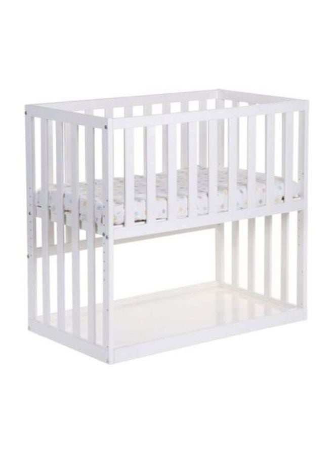 CHILDHOME - Bedside Crib With Wheels - White - Image 1