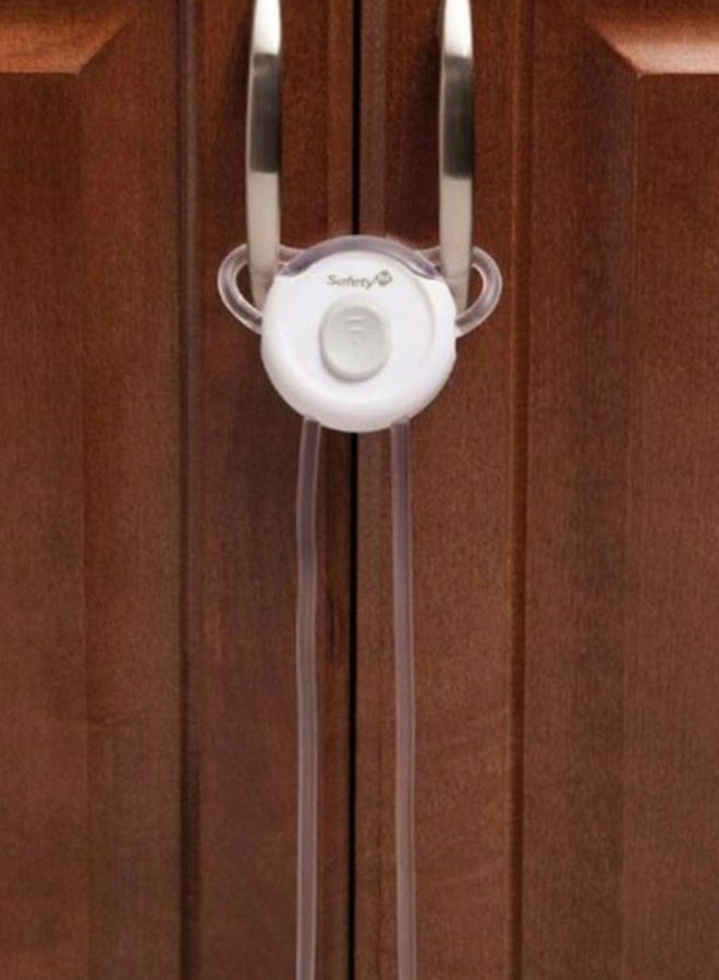 Secure Close Handle Lock - White