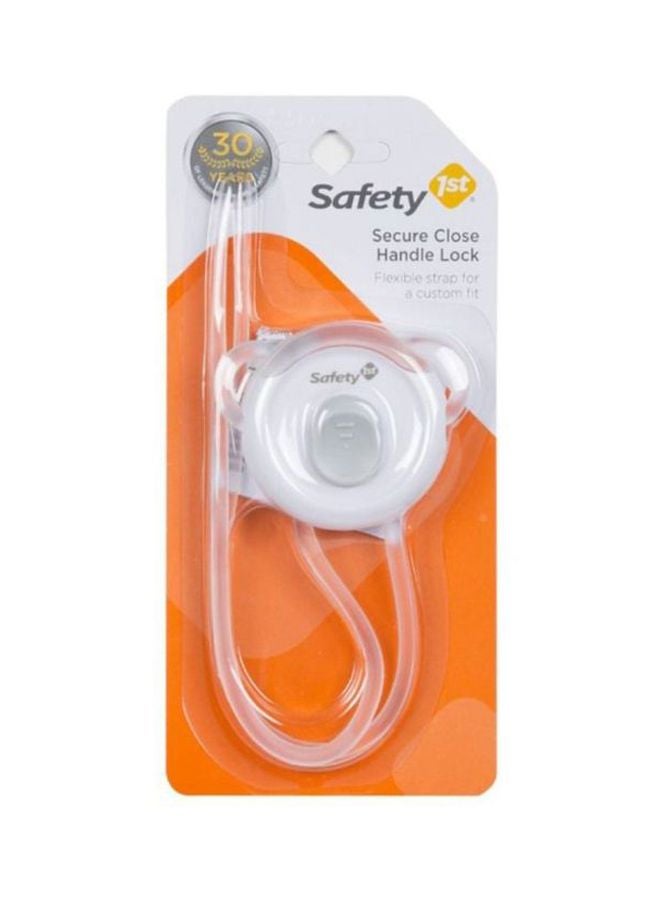 Secure Close Handle Lock - White