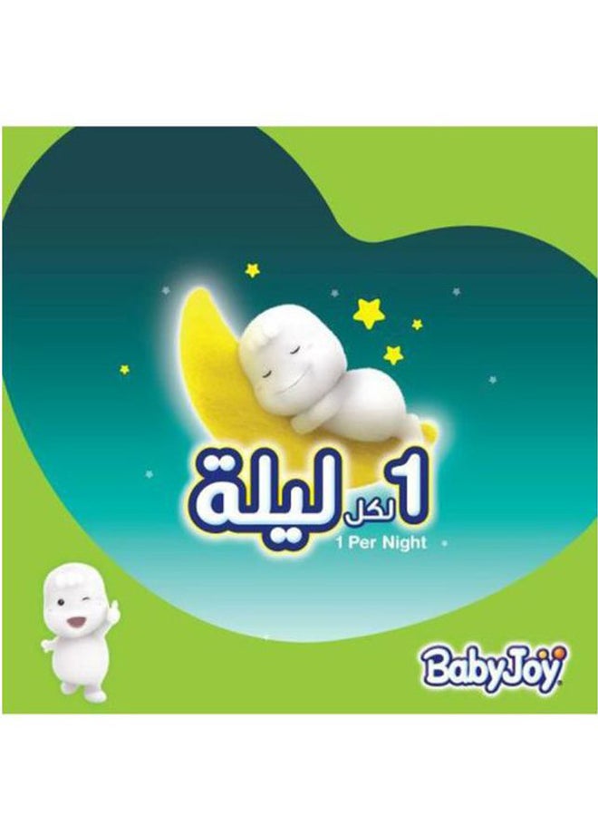 بيبي جوي وسادة ماسية مضغوطة، حجم 1 حديثي الولادة، حتى 4 كجم، عبوة ضخمة، 84 حفاضة - Image 3