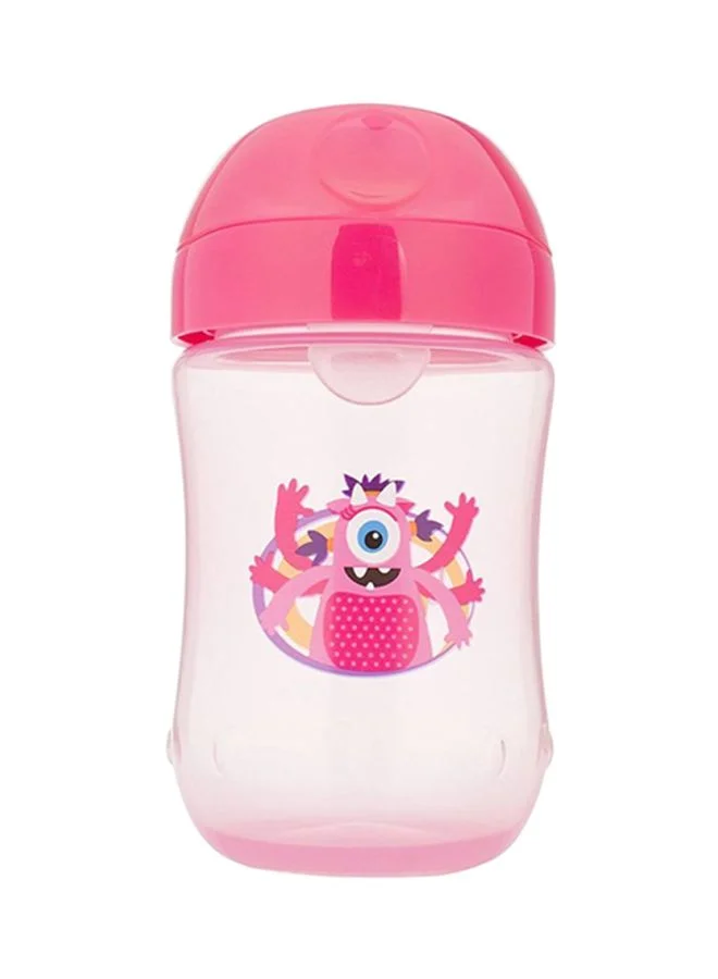 Dr. Brown’s Soft-Spout Stage 2 Transition Cup With Lid - Pink