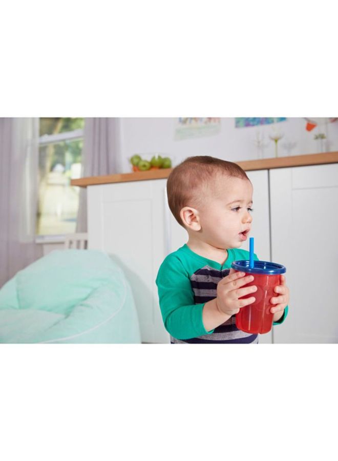 the FIRST years - Take And Toss Sipper Cups With Straw, Pack Of 4, 10Oz - Multicolour - Image 1