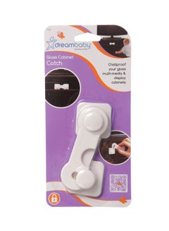 dreambaby Furniture And Glass Cabinet Catch - White  - Image 3