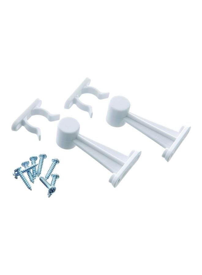 دريم بيبي ماسكات الباب، عبوة من قطعتين - أبيض - Image 1