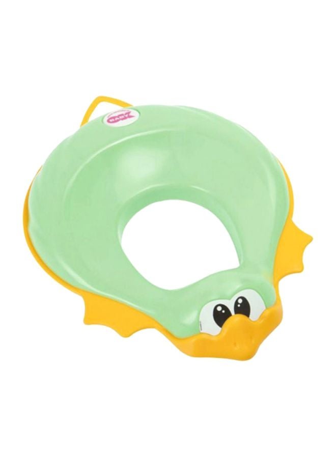 مقعد للتدريب على استخدام المرحاض على شكل بطة