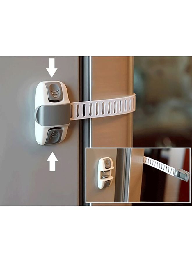 بي سيف مجموعة أقفال أمان لاصقة لحماية الأطفال مكونة من قطعتين - Image 4