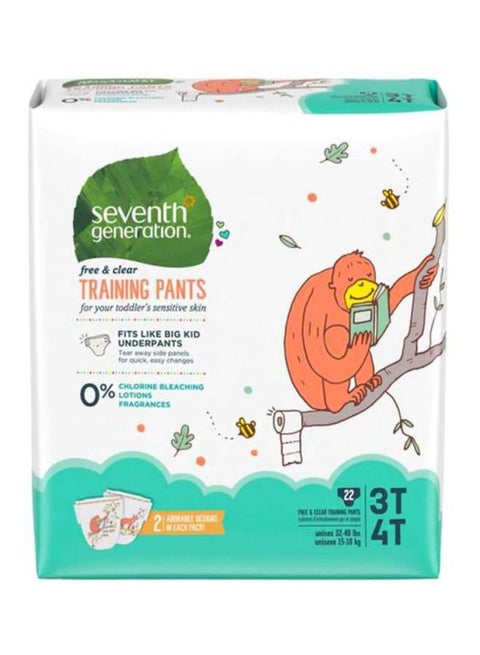 Training Pant, Size 3T/4T, 15-18 Kg, Value Pack 22 Count