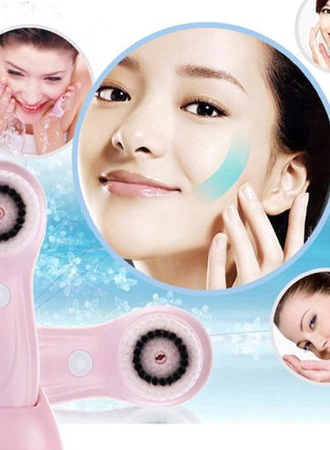 Sharpdo USB Rechargeable Cleansing Brush Set Pink/White 20 x 11cm - Image 4