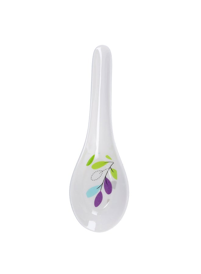 Royalford Melamine Table Spoon White/Blue/Green 14x4.4cm  - Image 2