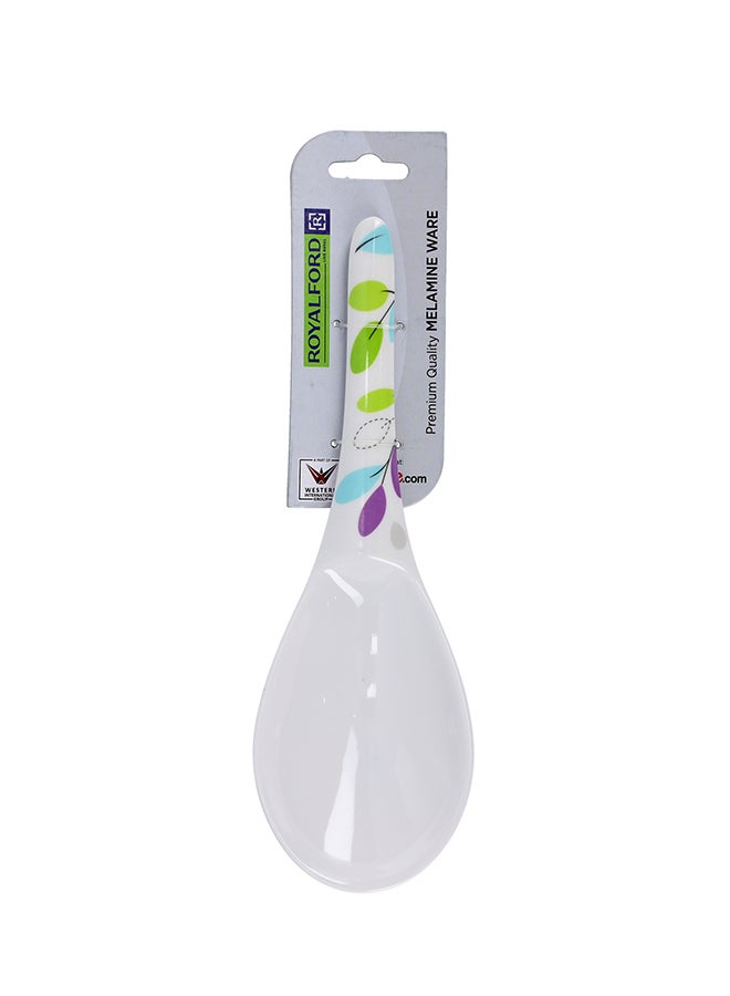 Royalford - Premium Quality Melamine Ware Serving Spoon 20.8 X 6.8Cm Dishwasher Safe multicolor 20.8X6.2cm - Image 1
