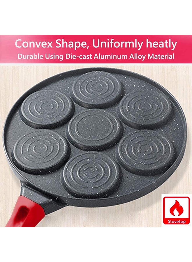 سكاي تاتش مقلاة بان كيك مانعة للالتصاق أسود/أحمر 10بوصة - Image 4