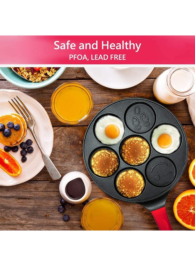 سكاي تاتش مقلاة بان كيك مانعة للالتصاق أسود/أحمر 10بوصة - Image 3