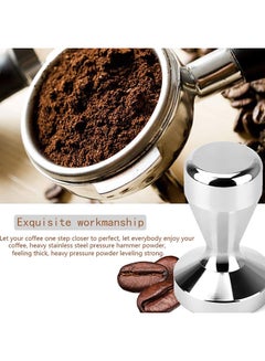 SKY-TOUCH Chrome Plated Base Coffee Tamper Silver 51mm  - Image 2