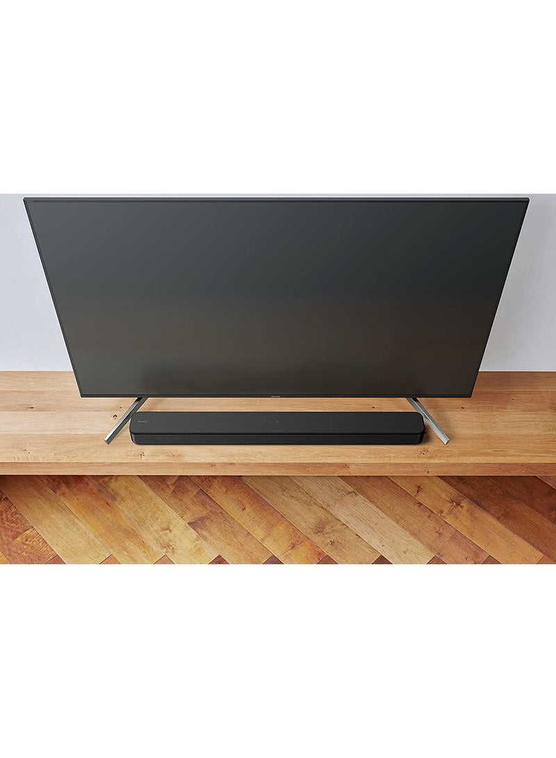 Sony - 2.0 Channel 120W Single Unit Compact Soundbar With Bass Reflex Speakers/Bluetooth/USB Connectivity HT-S100F Black - Image 1