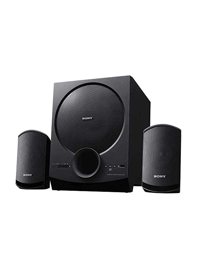 Sony - 2.1 Channel Home Theatre Satellite Speakers SA-D20 Black - Image 1
