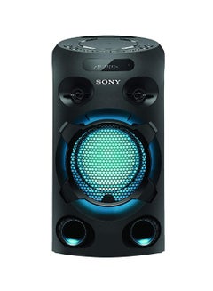 Compact High Power Party Speaker | One Box Music System | Hi-Fi MHC-V02 Black