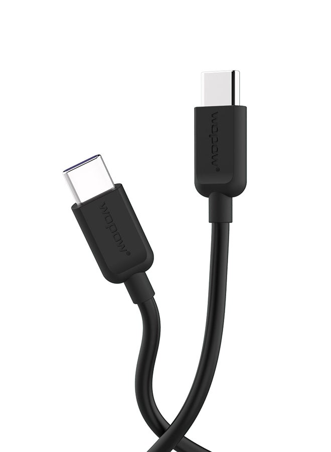 وبو كابل من Type C إلى C بقدرة 60 وات طراز LT-45 PD . أسود