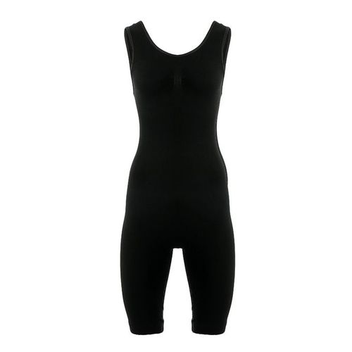 Silvy - Lycra Sleeveless Full Body Corset Black - Image 1