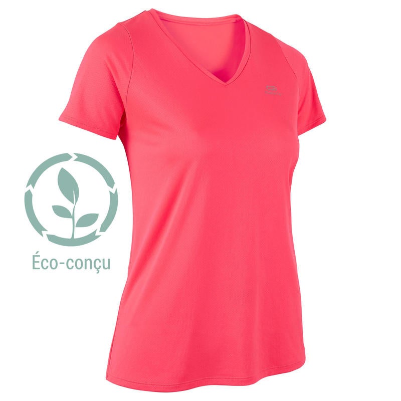 DECATHLON Short Sleeves Jogging T-Shirt Pink 