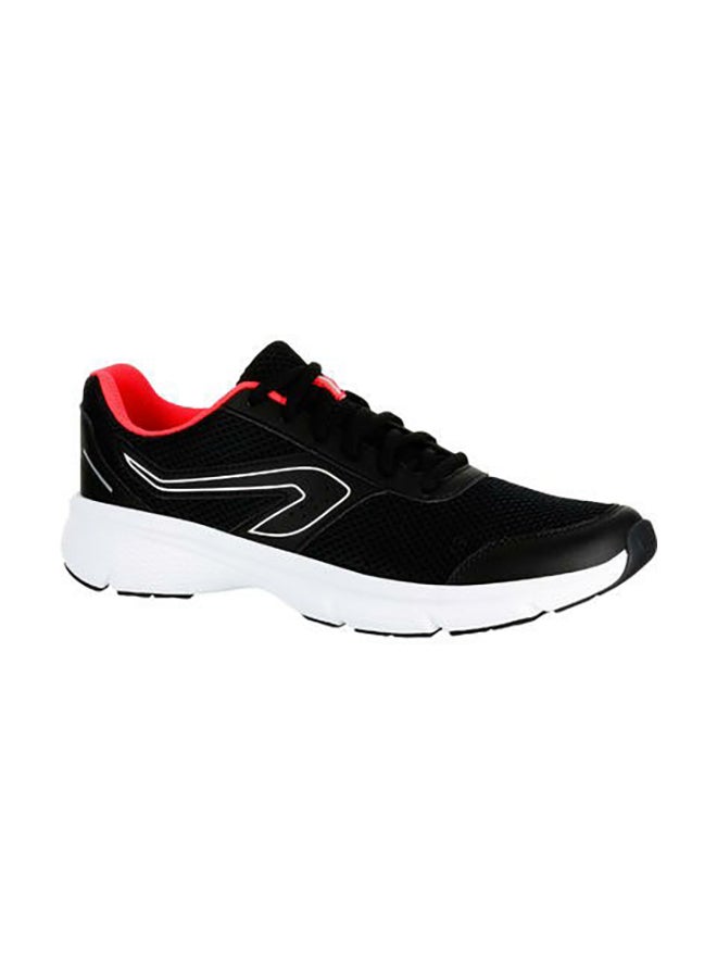 DECATHLON Cushion Jogging Low Top Sneaker Black/Coral