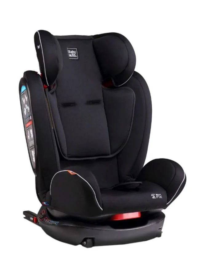 Babyauto Baby Auto Neofix Car Seat with Up To 4 Positions, 0 to 12 Years - Black