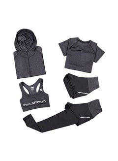 Lucky 5-Piece Sportswear Set Black/Grey  - Image 1