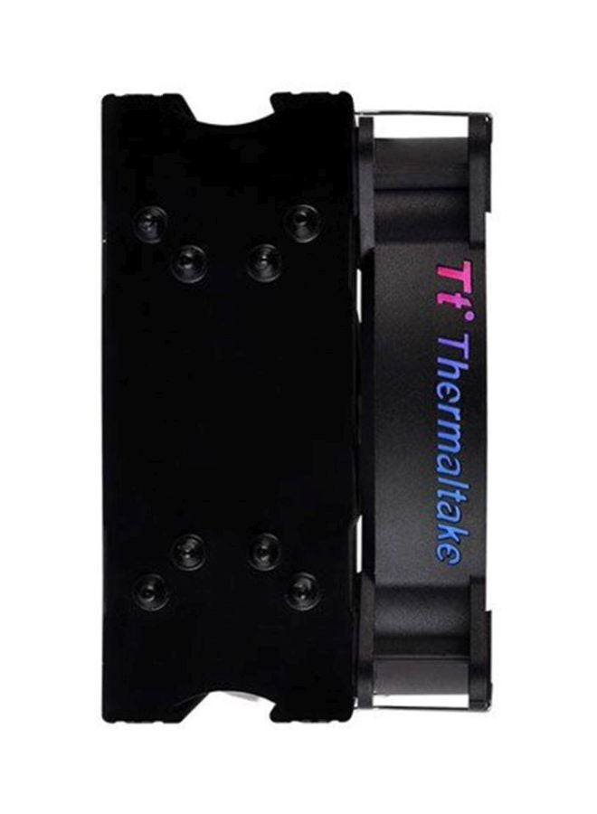 UX200 ARGB Lighting CPU Cooler, Aluminum Fins, Copper Heatpipes, 5.76 W Power Input, 30,000 hours Fan Life Time, 130 W Cooling Power | CL-P065-AL12SW-A Black