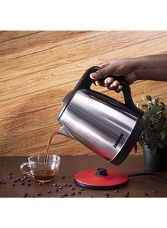 GEEPAS 1.8L Electric Kettle - Stainless Steel Body| Auto Shut-Off & Boil-Dry Protection | Heats up Quickly & Easily, Fashionable Design| Boil for Water, Tea & Coffee Maker 1.8 L 1500 W GK38042 Silver/Black  - Image 5