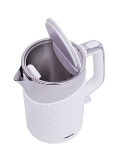 GEEPAS Electric Kettle 2200W 1.7 L 2200 W GK6141 White/Silver  - Image 3