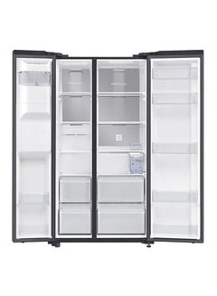 Samsung 617L Net Capacity, Side By Side Digital Inverter Refrigerator With All-around Cooling, SpaceMax Technology RS64R5331B4 Matte Black  - Image 4