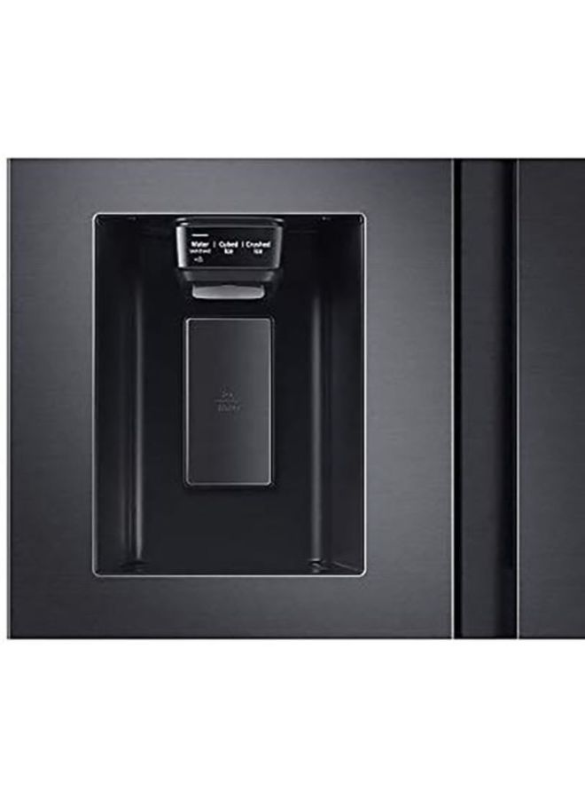 Samsung - 617L Net Capacity, Side By Side Digital Inverter Refrigerator With All-around Cooling, SpaceMax Technology RS64R5331B4 Matte Black - Image 1
