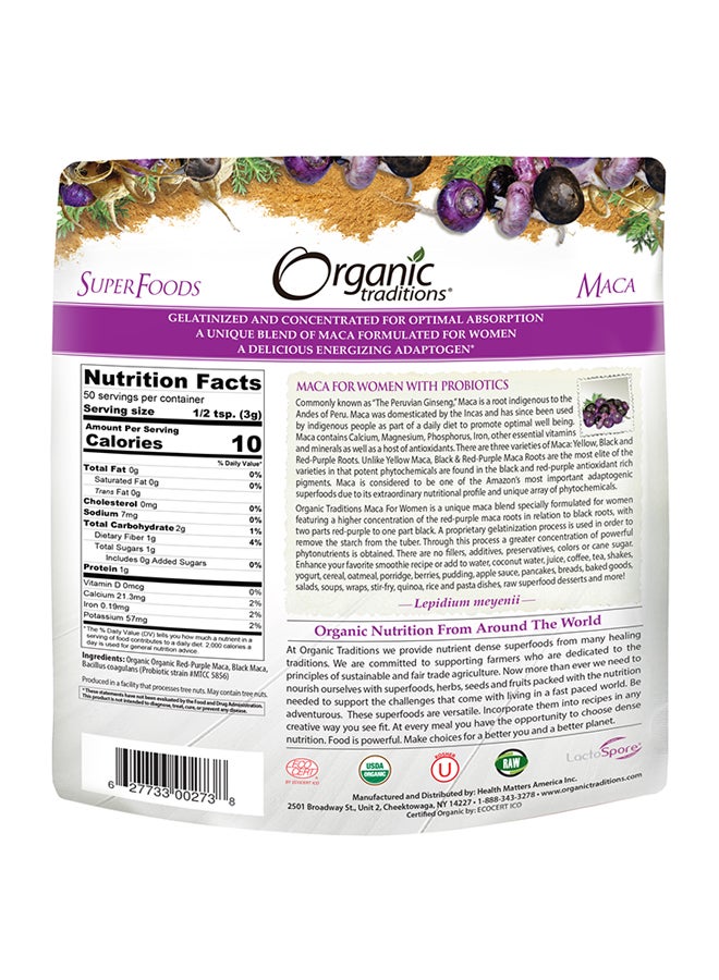 Organic Traditions Maca Powder 150grams  - Image 2