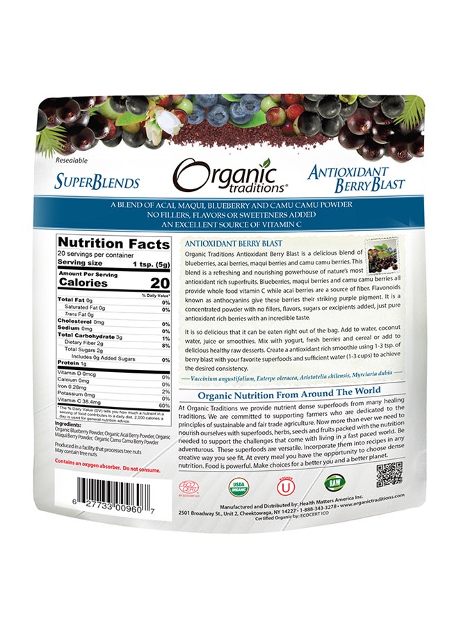 Organic Traditions Antioxidant Berry Blast 100grams  - Image 2