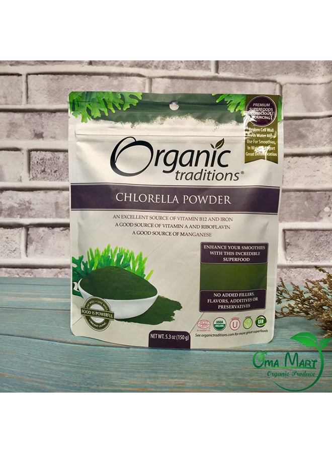 Organic Traditions Chlorella Powder 150grams  - Image 3