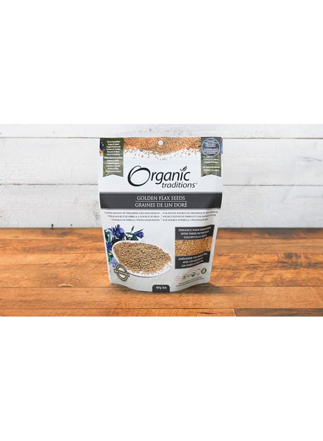 Organic Traditions Golden Flax Seeds 454grams  - Image 3