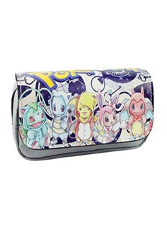 Pokemon Printed Dual Compartment Pencil Case Multicolour
