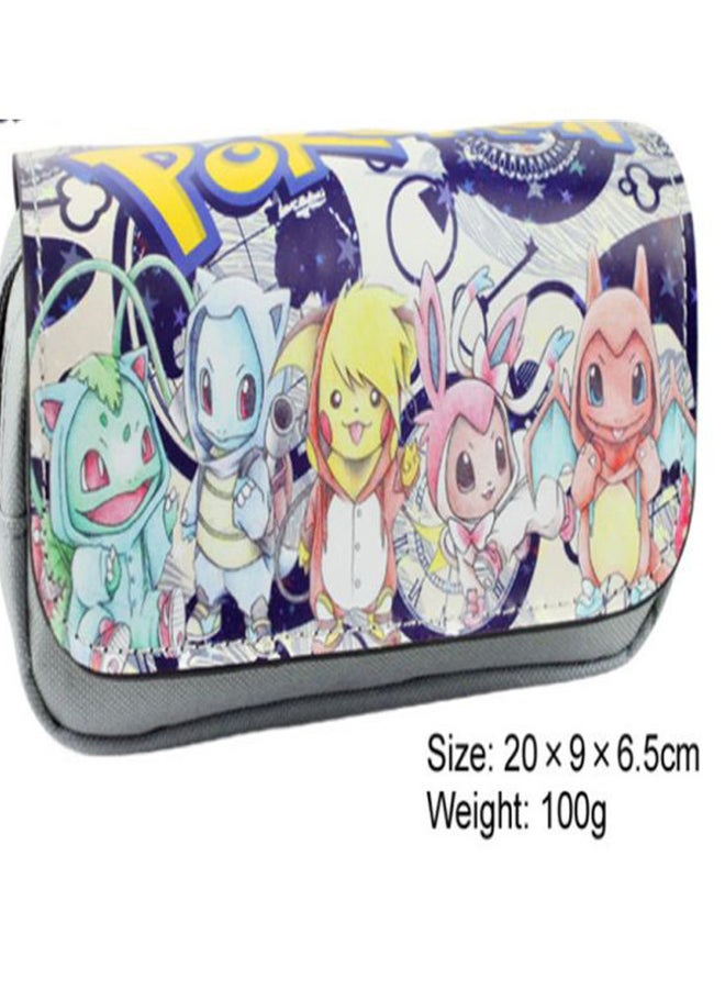 Lucky - Pokemon Printed Dual Compartment Pencil Case Multicolour - Image 1