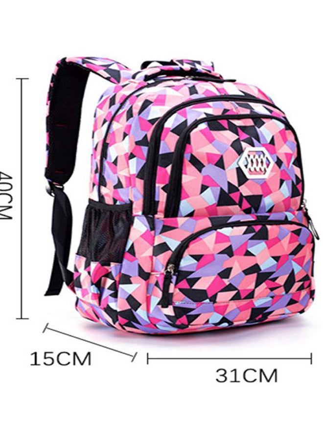 Lucky - 3-Piece Kids Backpack Set Pink/Blue/Black - Image 1